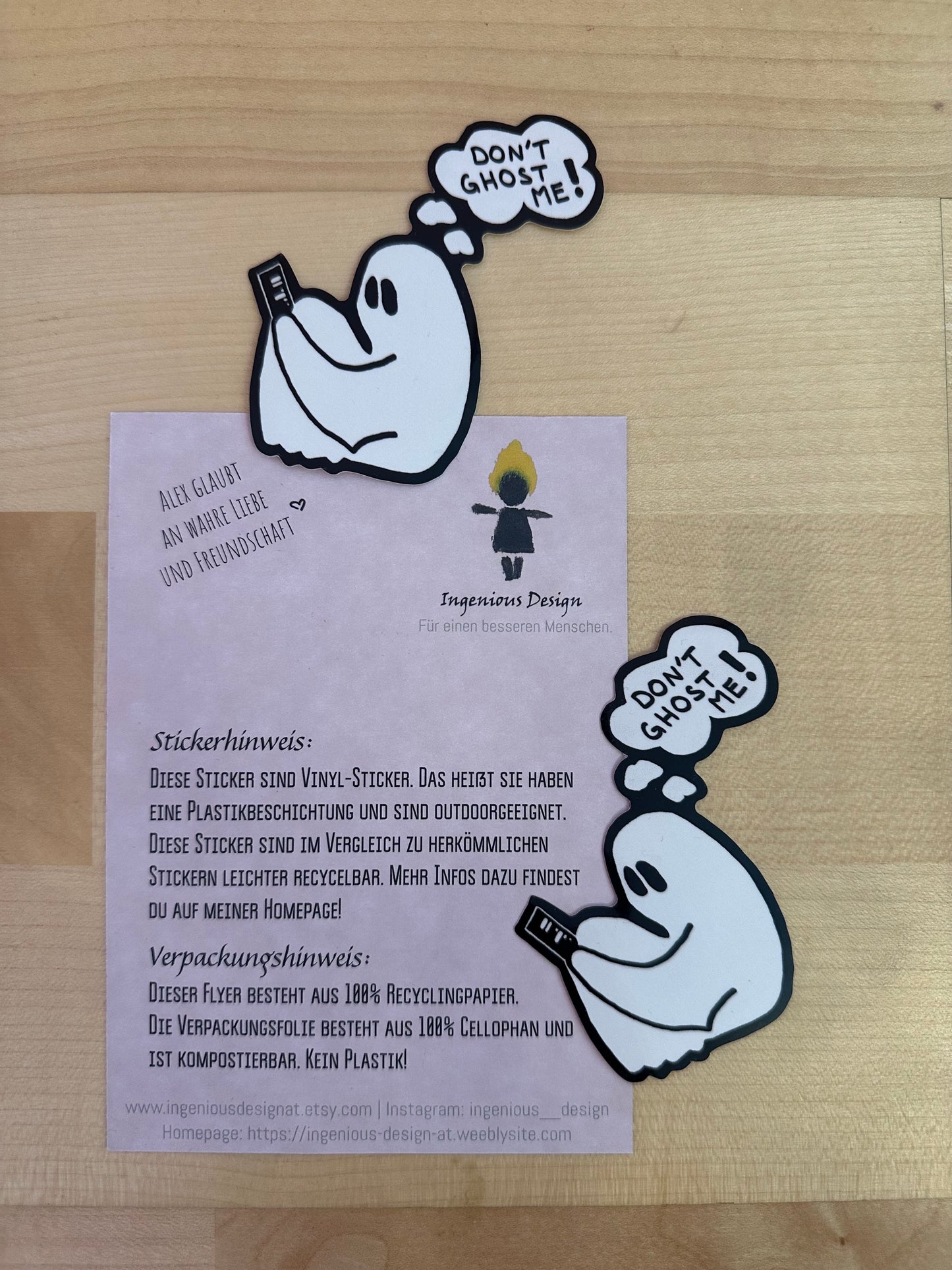 Don't ghost me! - Sticker