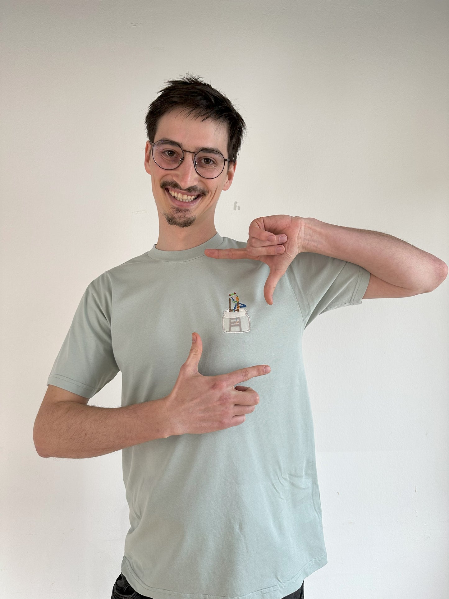 Nicht-Wetterfrosch im Glas