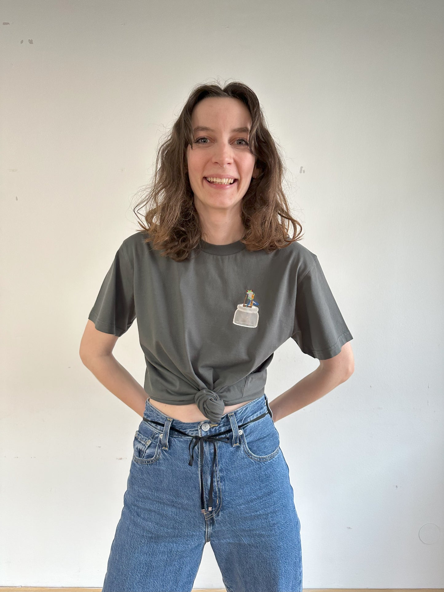 Nicht-Wetterfrosch im Glas