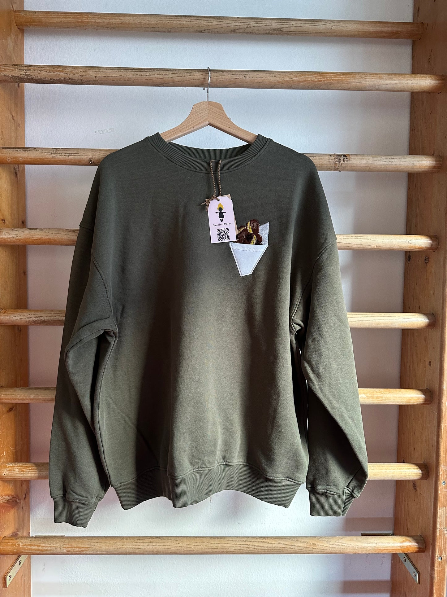 Maronistanizel / Kastanientüte mit Brusttasche