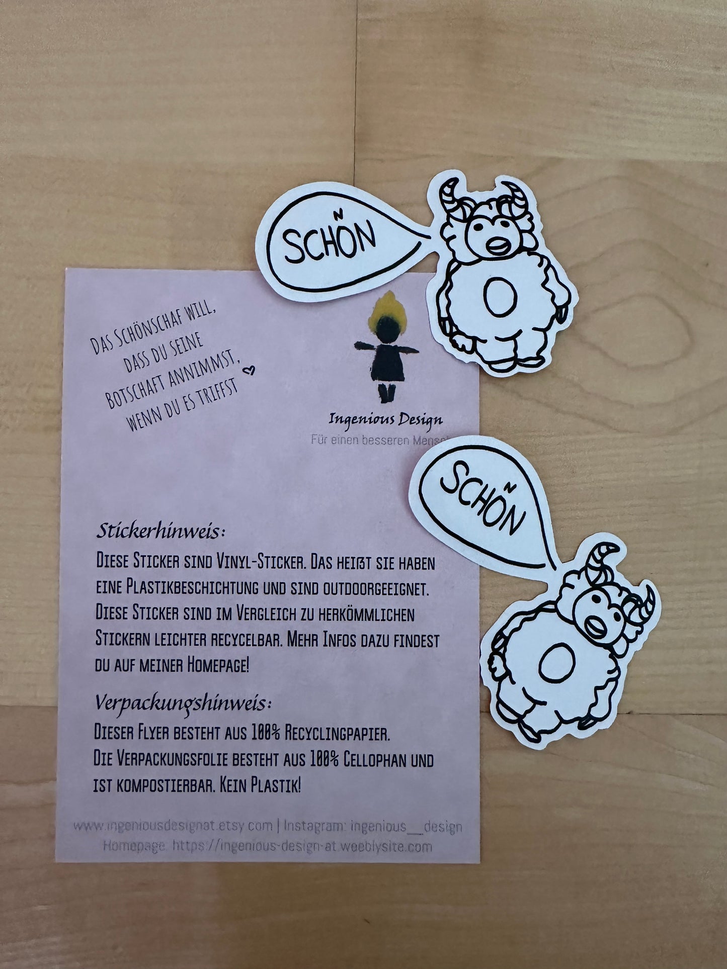 Schönschaf - Sticker