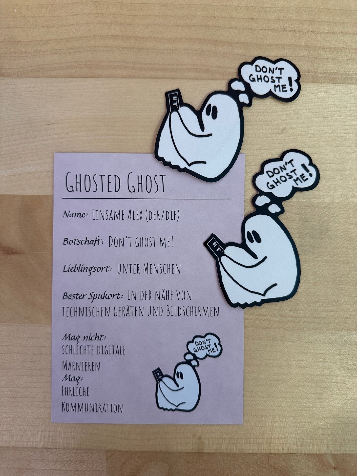 Don't ghost me! - Sticker