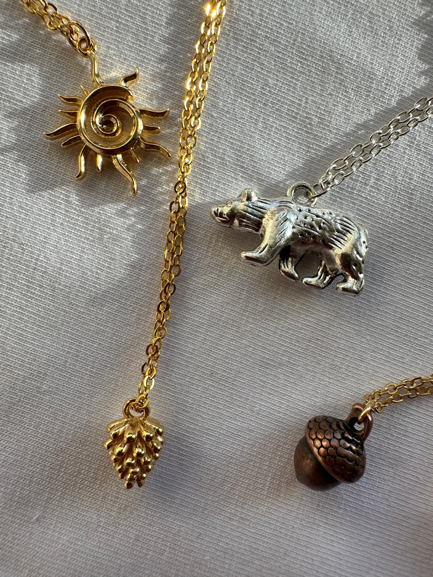 Eisbär silber Halskette