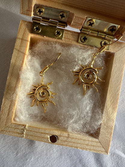 Ohrringe Sonne