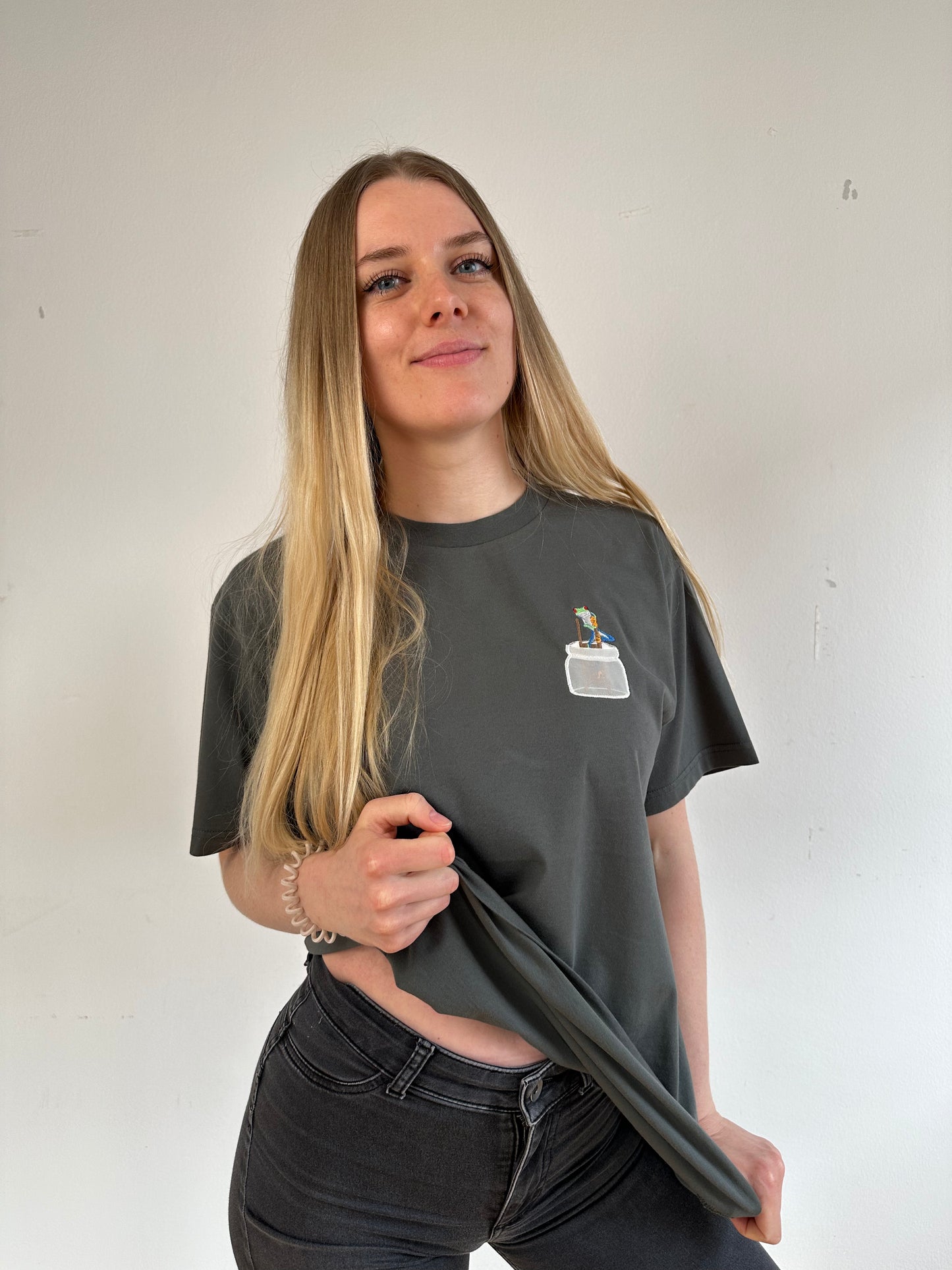 Nicht-Wetterfrosch im Glas