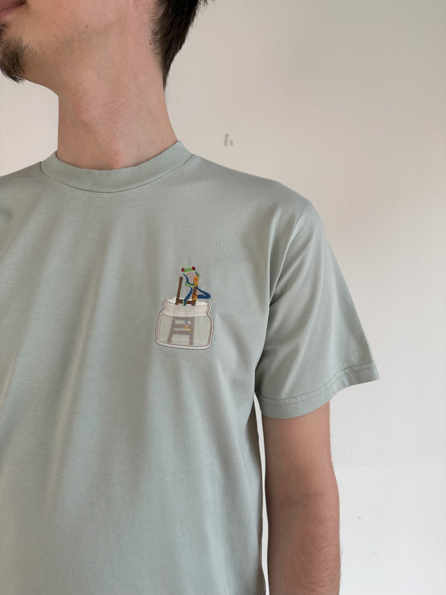 Nicht-Wetterfrosch im Glas