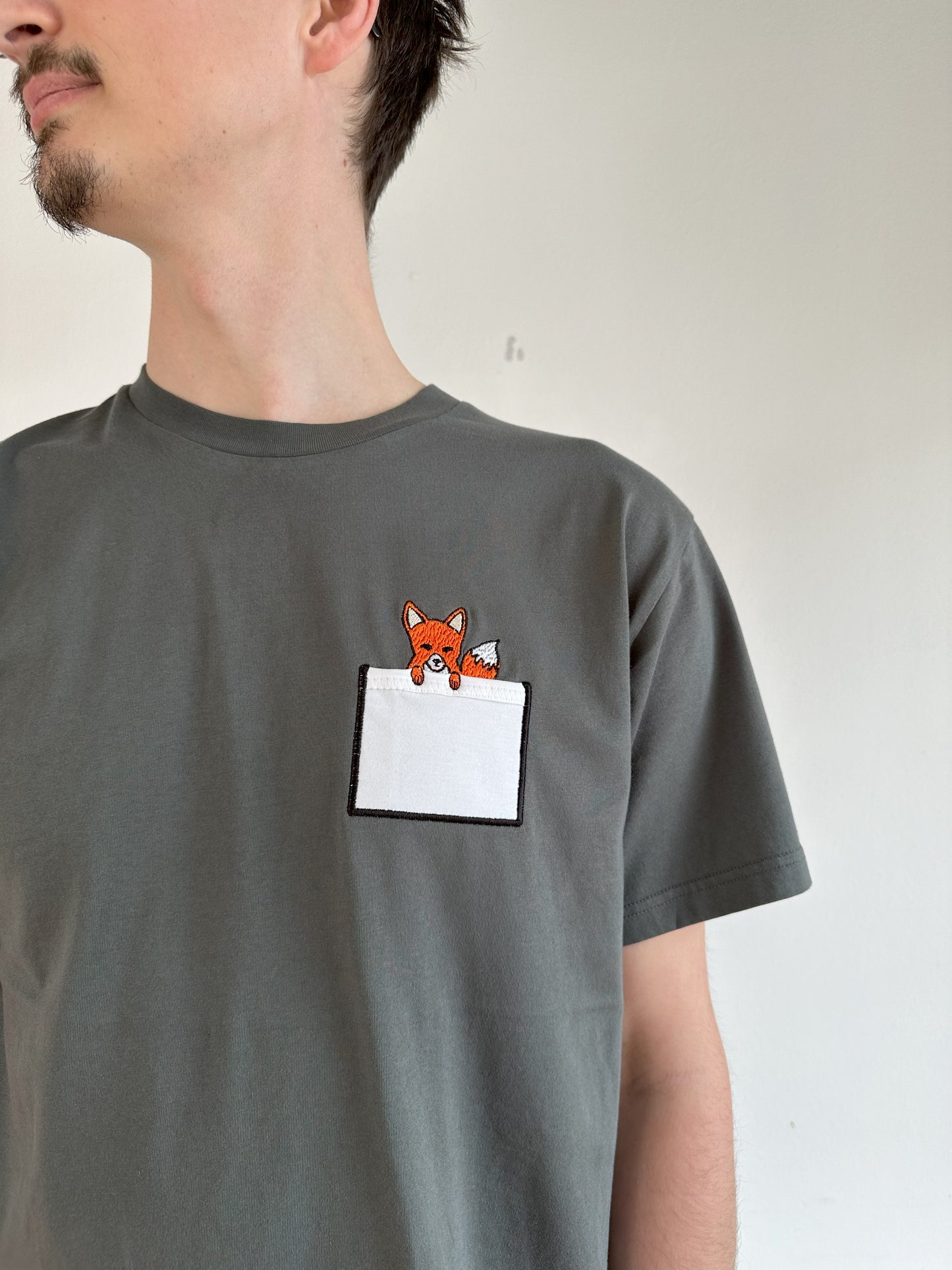 Fuchs in der Brusttasche