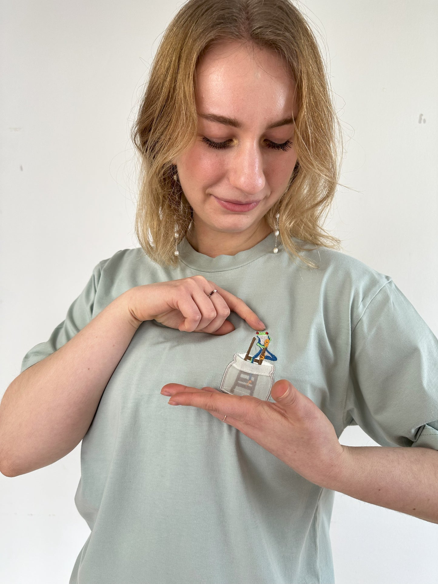 Nicht-Wetterfrosch im Glas