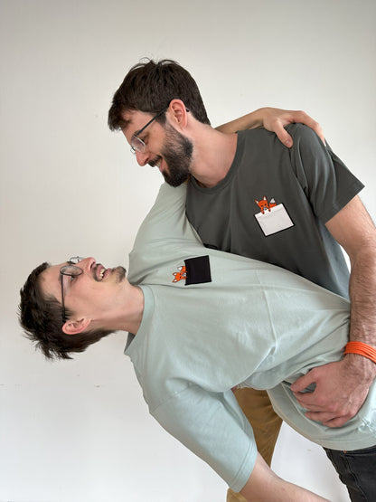 Fuchs in der Brusttasche