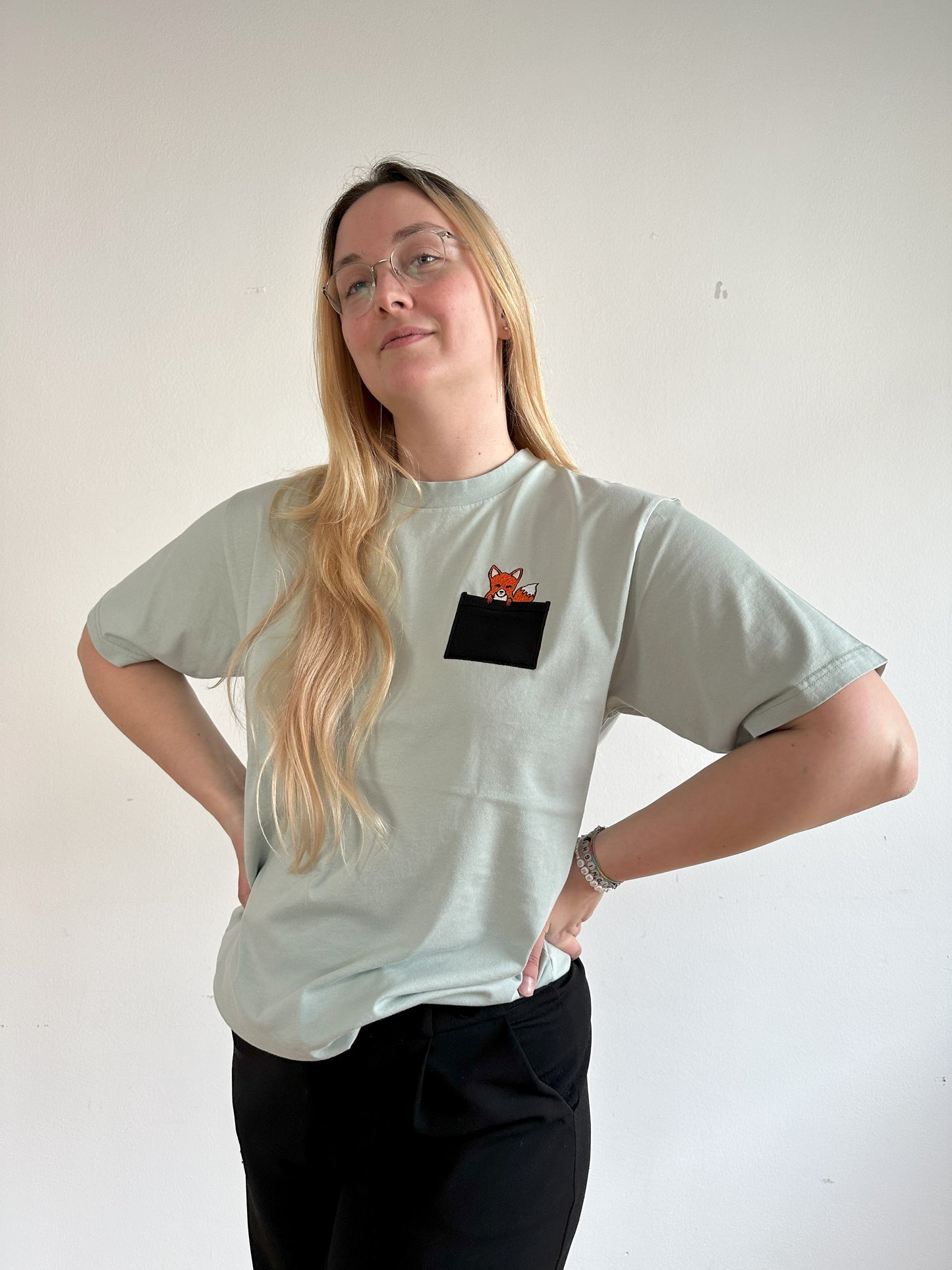 Fuchs in der Brusttasche