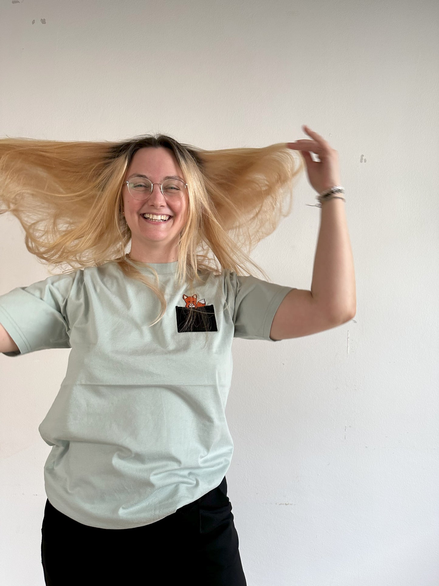 Fuchs in der Brusttasche