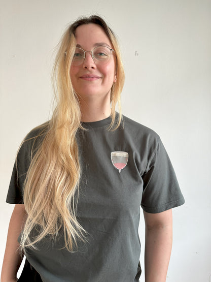 Menstruationstasse mit transparenter Brusttasche