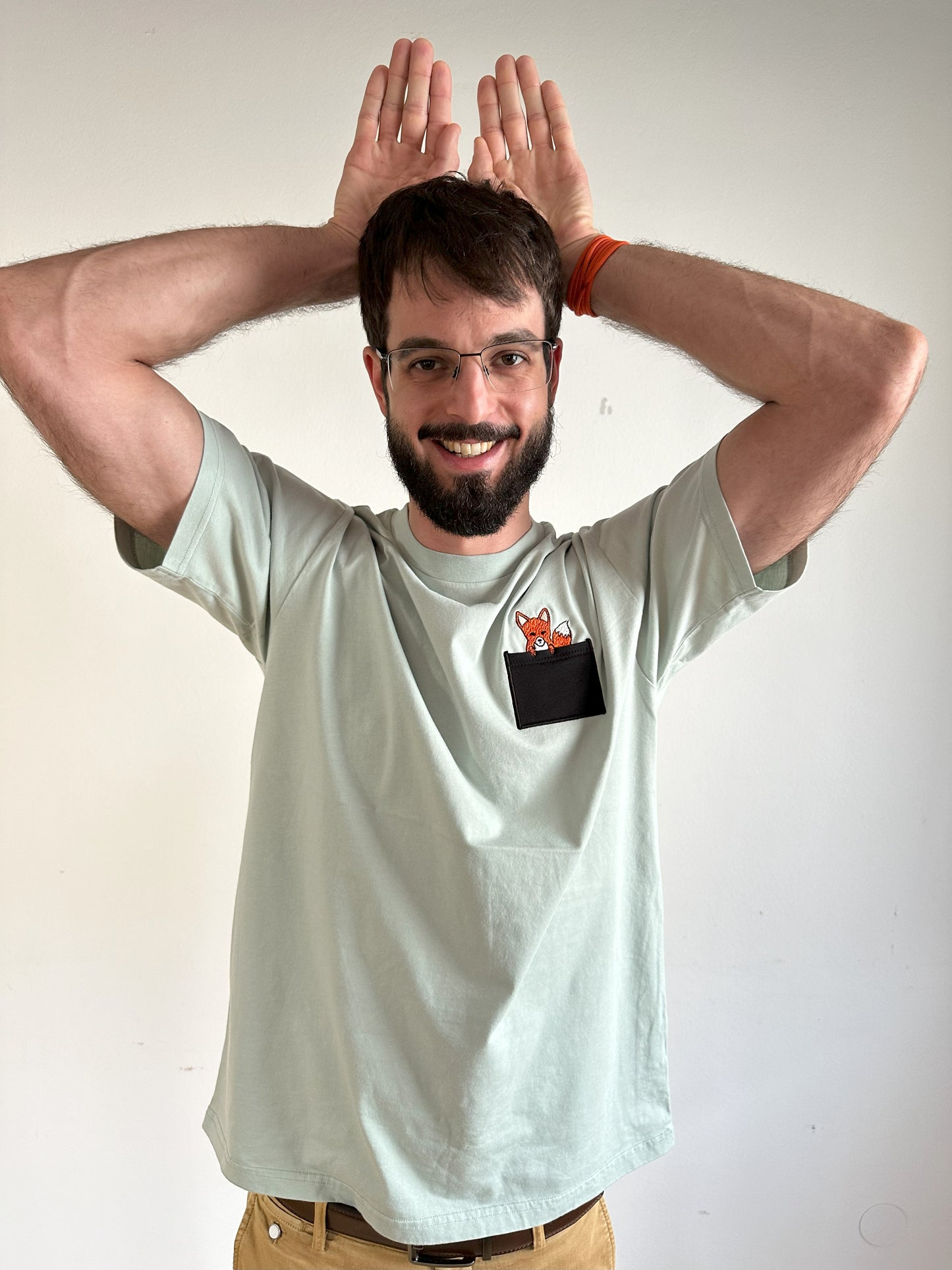 Fuchs in der Brusttasche