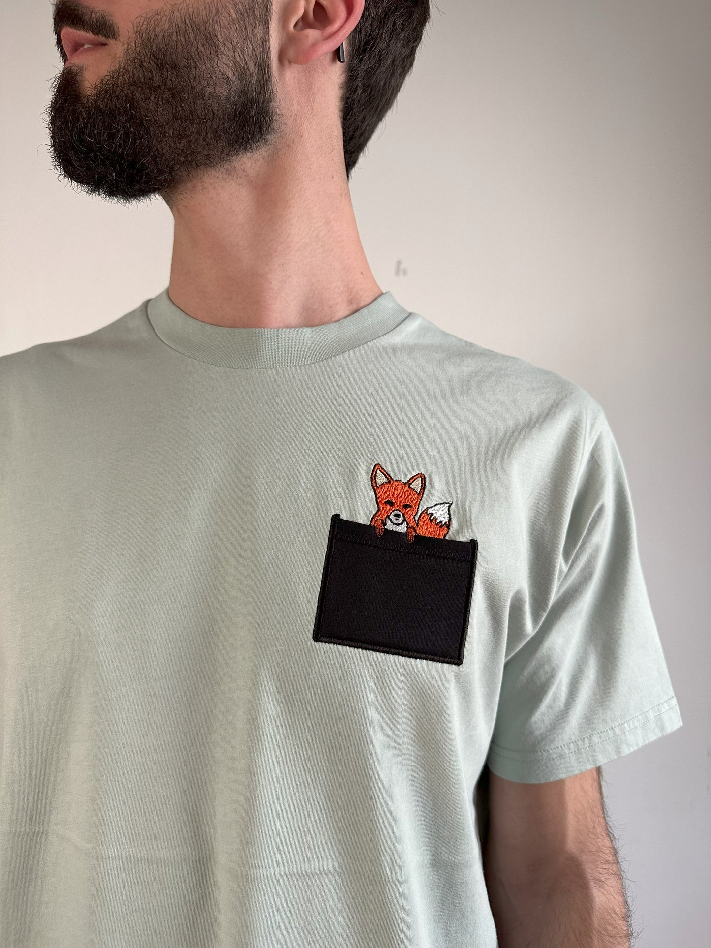 Fuchs in der Brusttasche