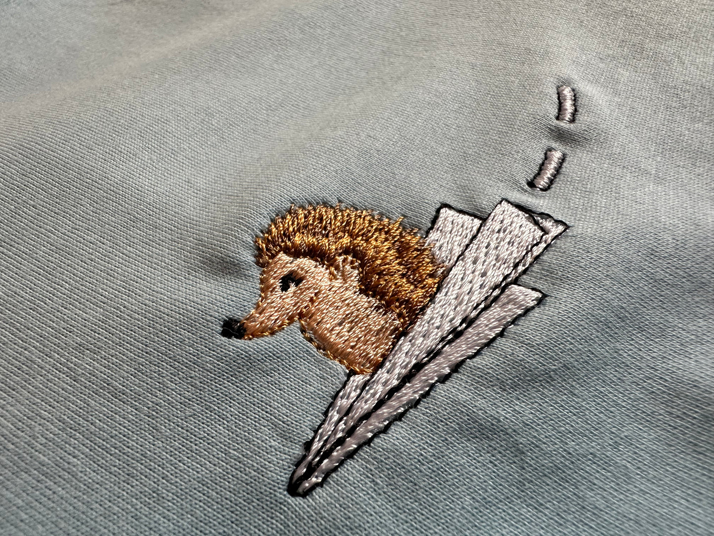 Igel auf Papierflieger