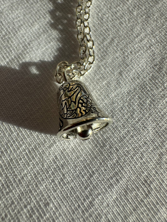 Glocke silber Halskette