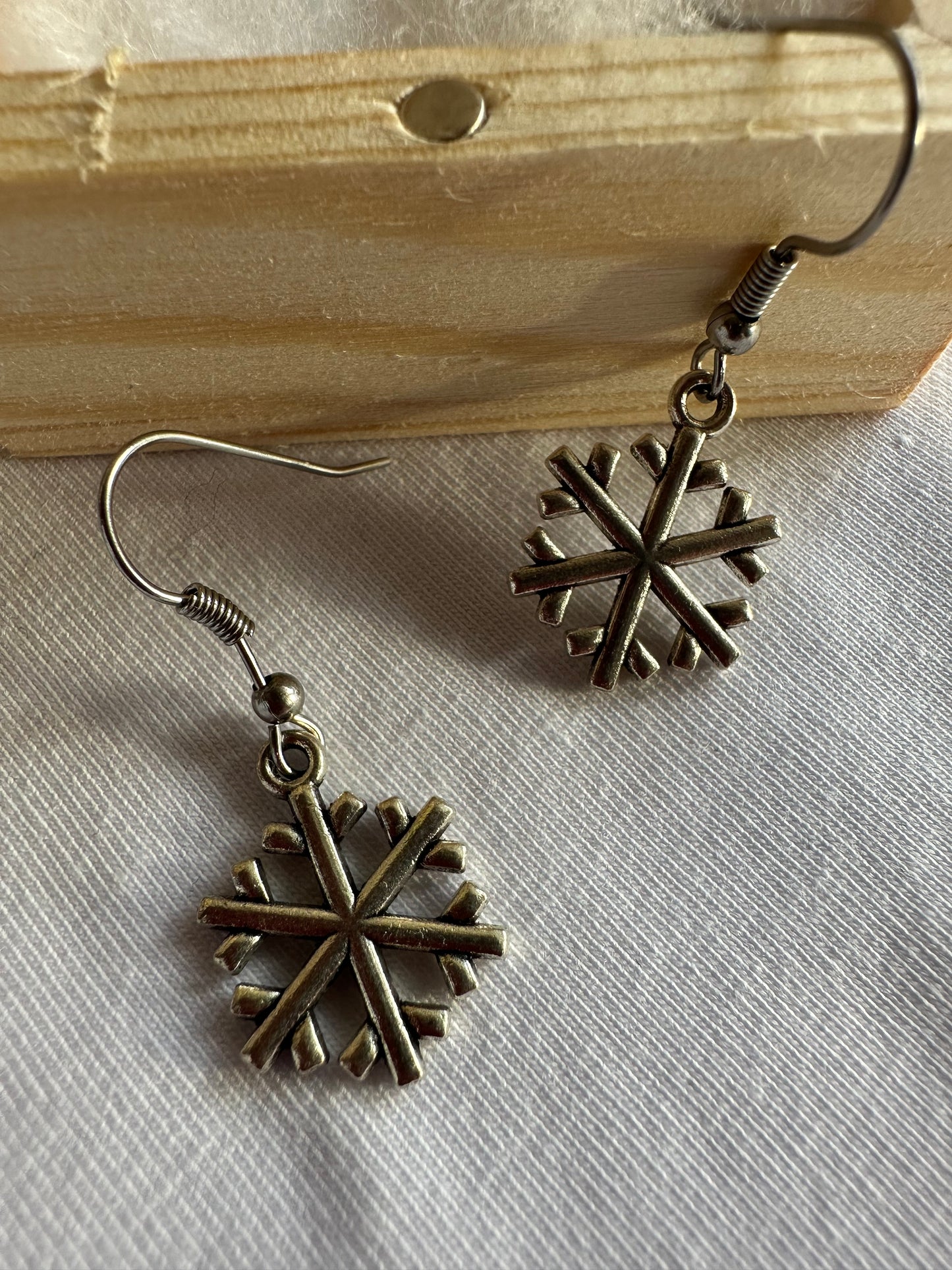 Ohrringe Schneeflocke