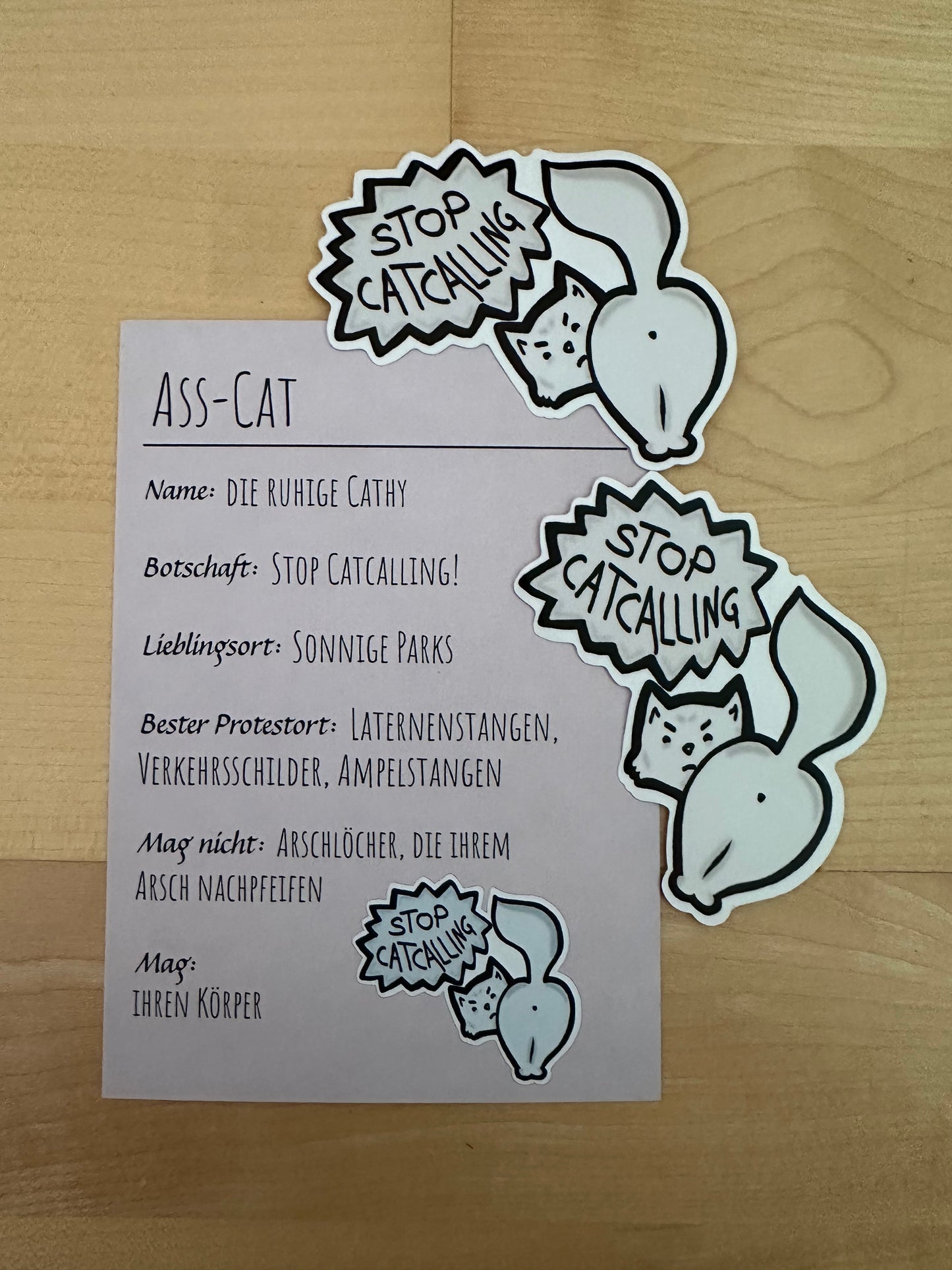 Stop Catcalling! - Sticker