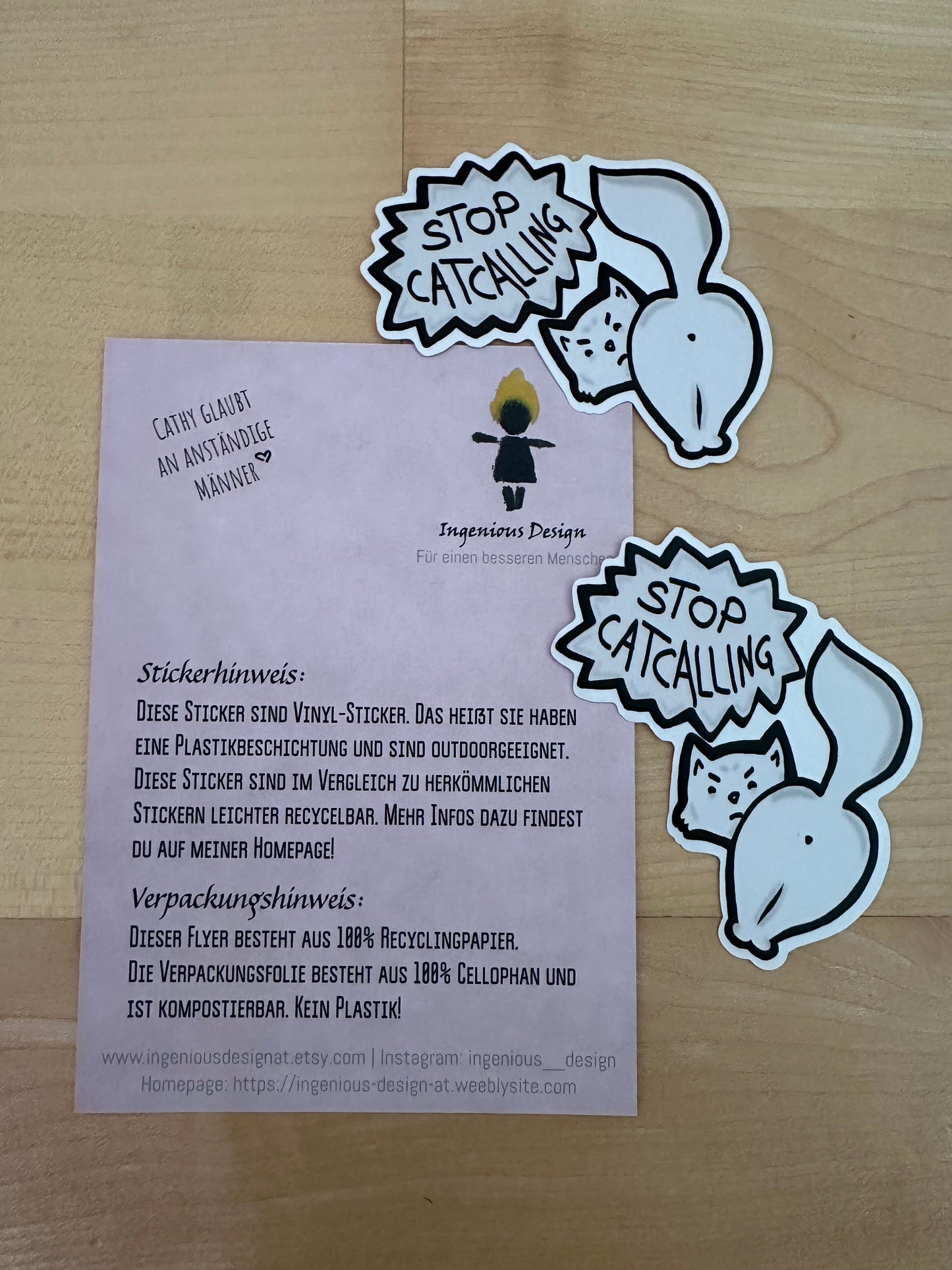 Stop Catcalling! - Sticker