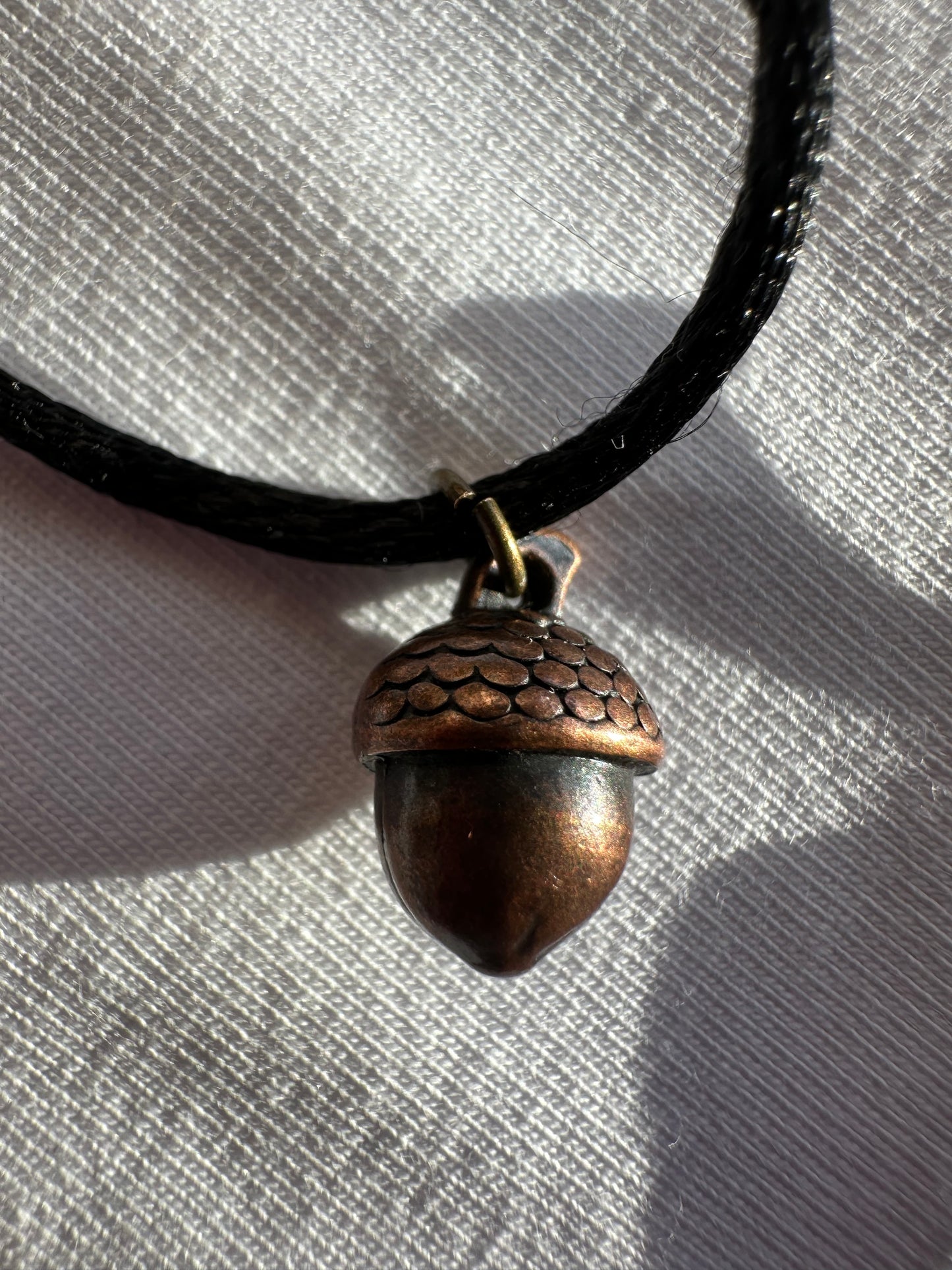 Eichel bronze Halskette