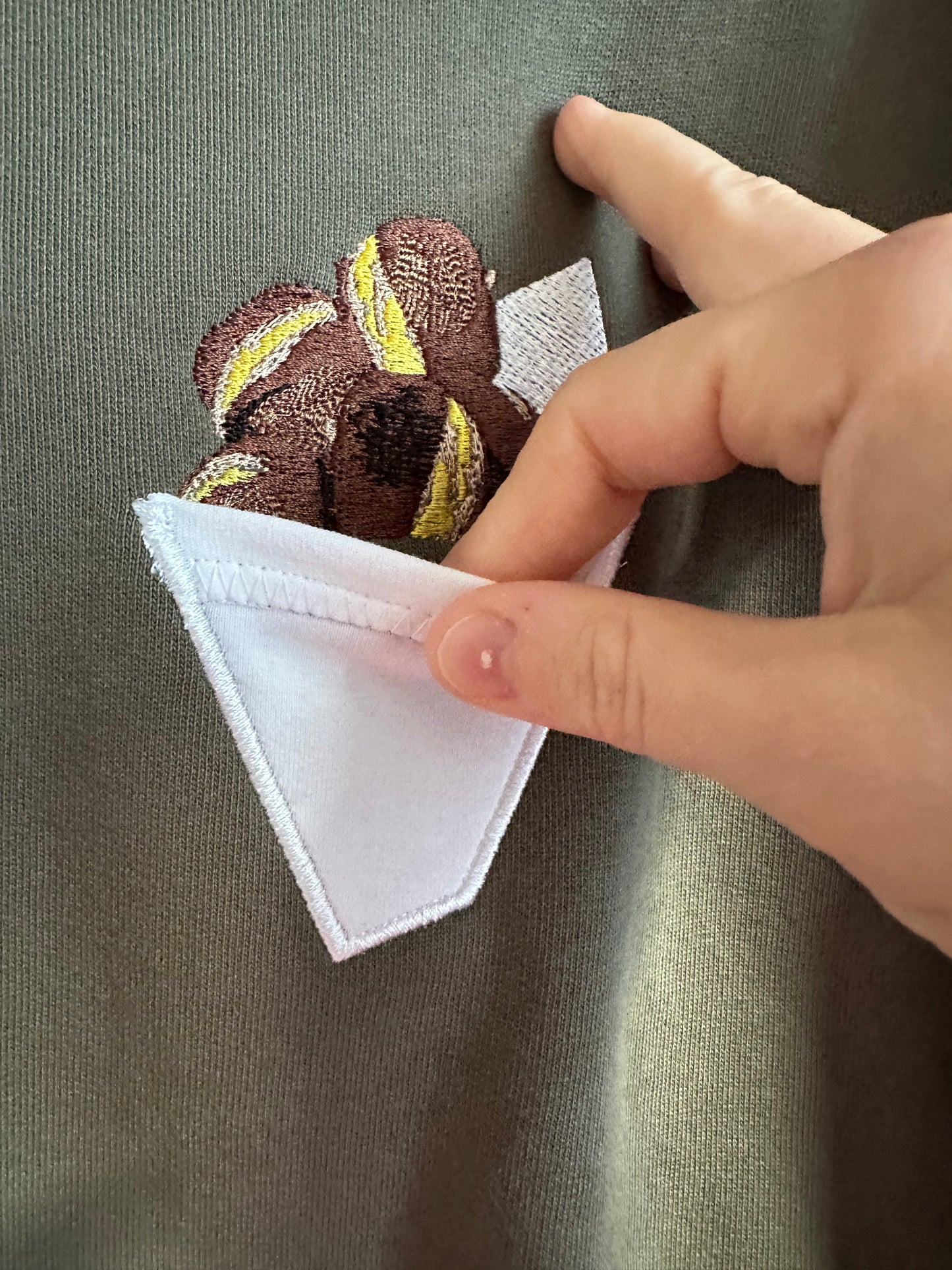 Maronistanizel / Kastanientüte mit Brusttasche