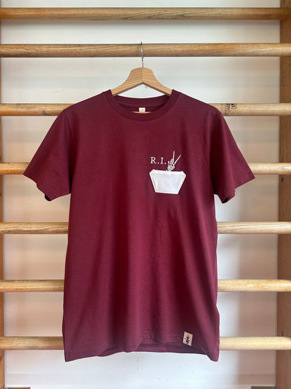 R. I. Peace mit Sargbrusttasche (Glows in the dark)