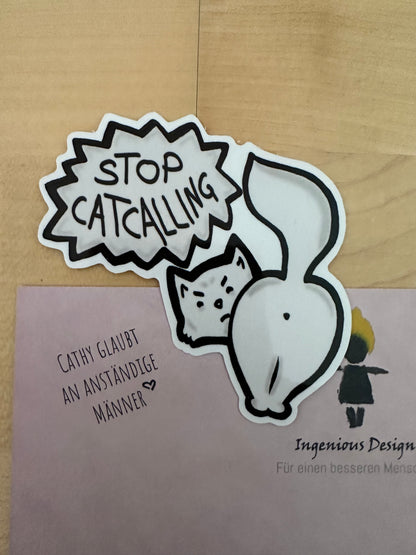 Stop Catcalling! - Sticker