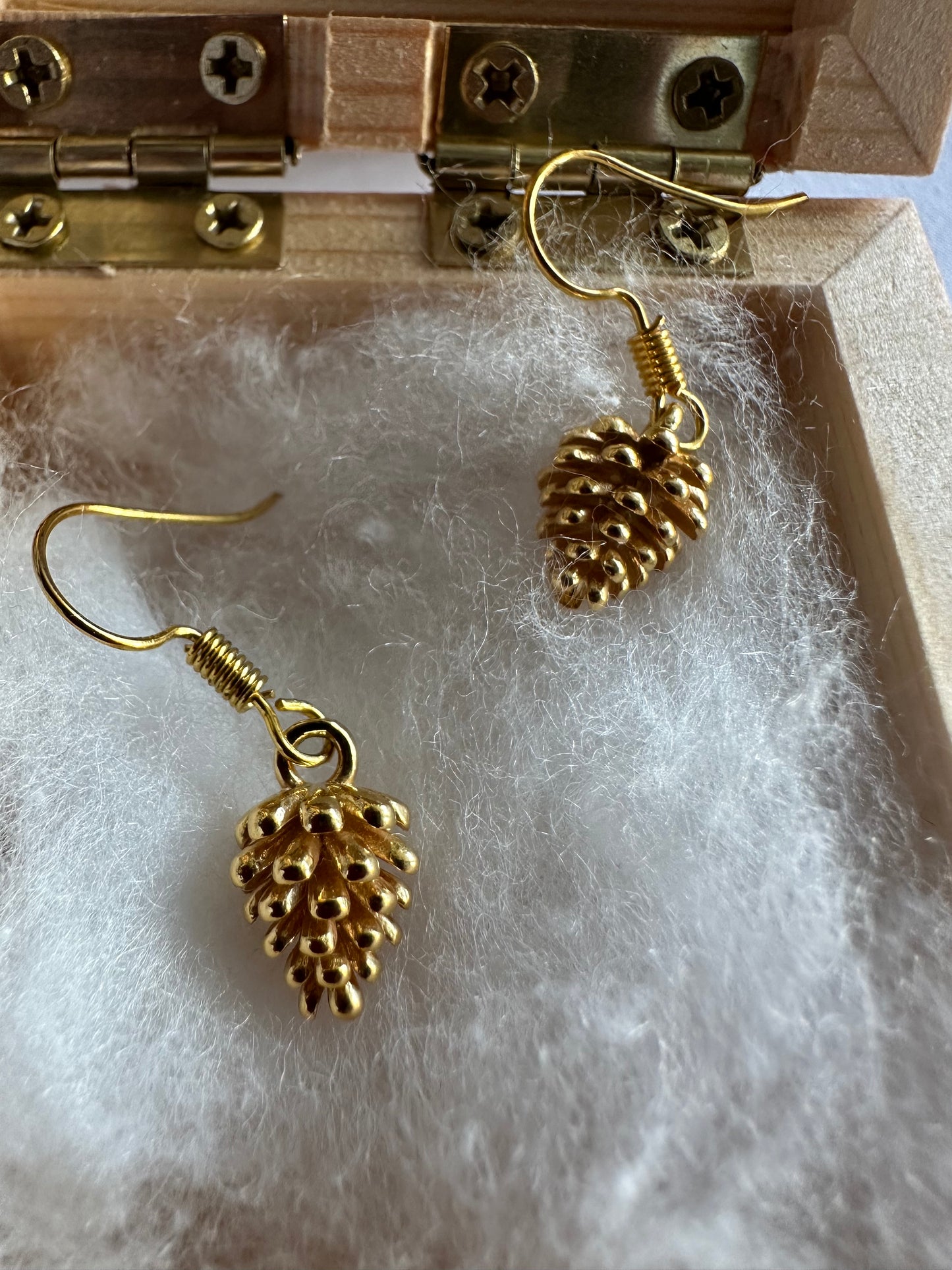 Ohrringe Tannenzapfen