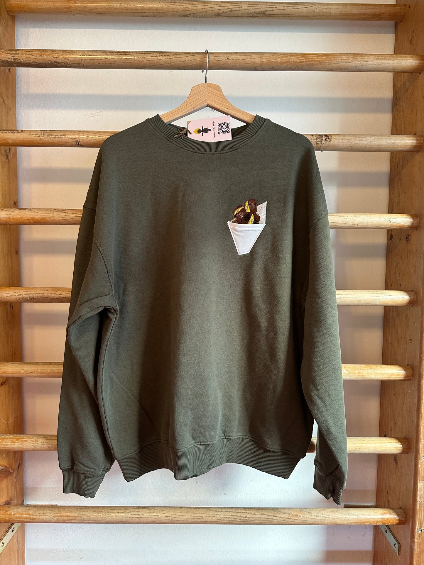 Maronistanizel / Kastanientüte mit Brusttasche