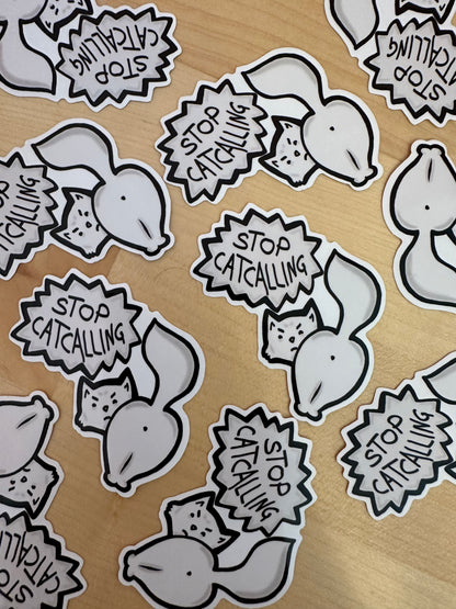 Stop Catcalling! - Sticker