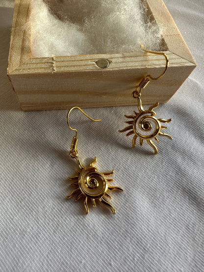 Ohrringe Sonne