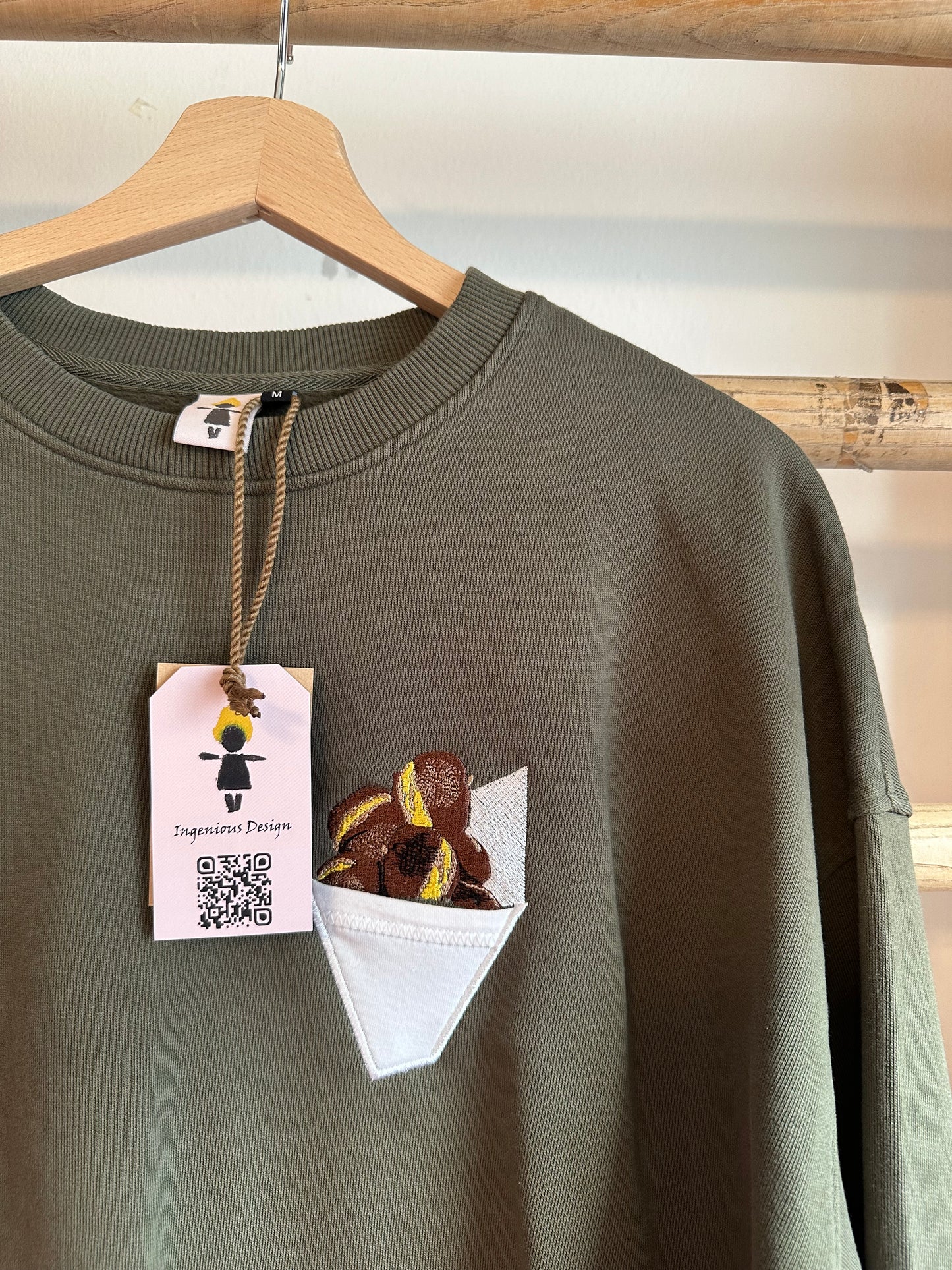 Maronistanizel / Kastanientüte mit Brusttasche