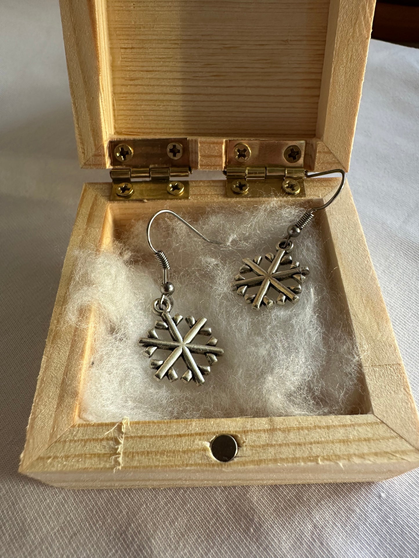 Ohrringe Schneeflocke