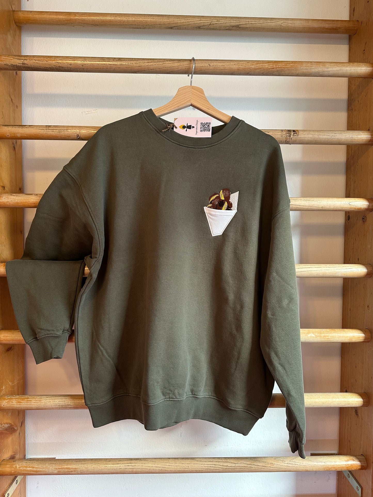 Maronistanizel / Kastanientüte mit Brusttasche