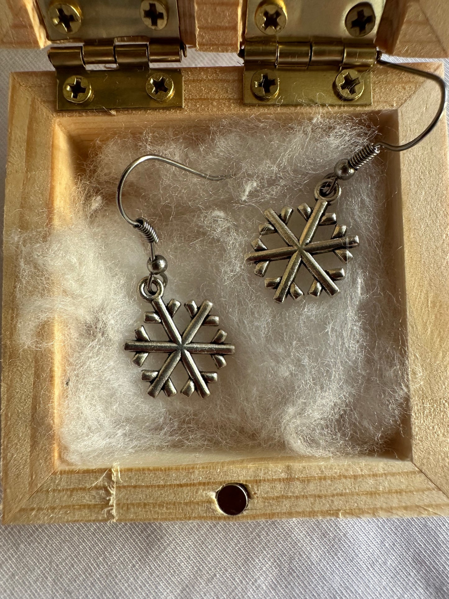 Ohrringe Schneeflocke