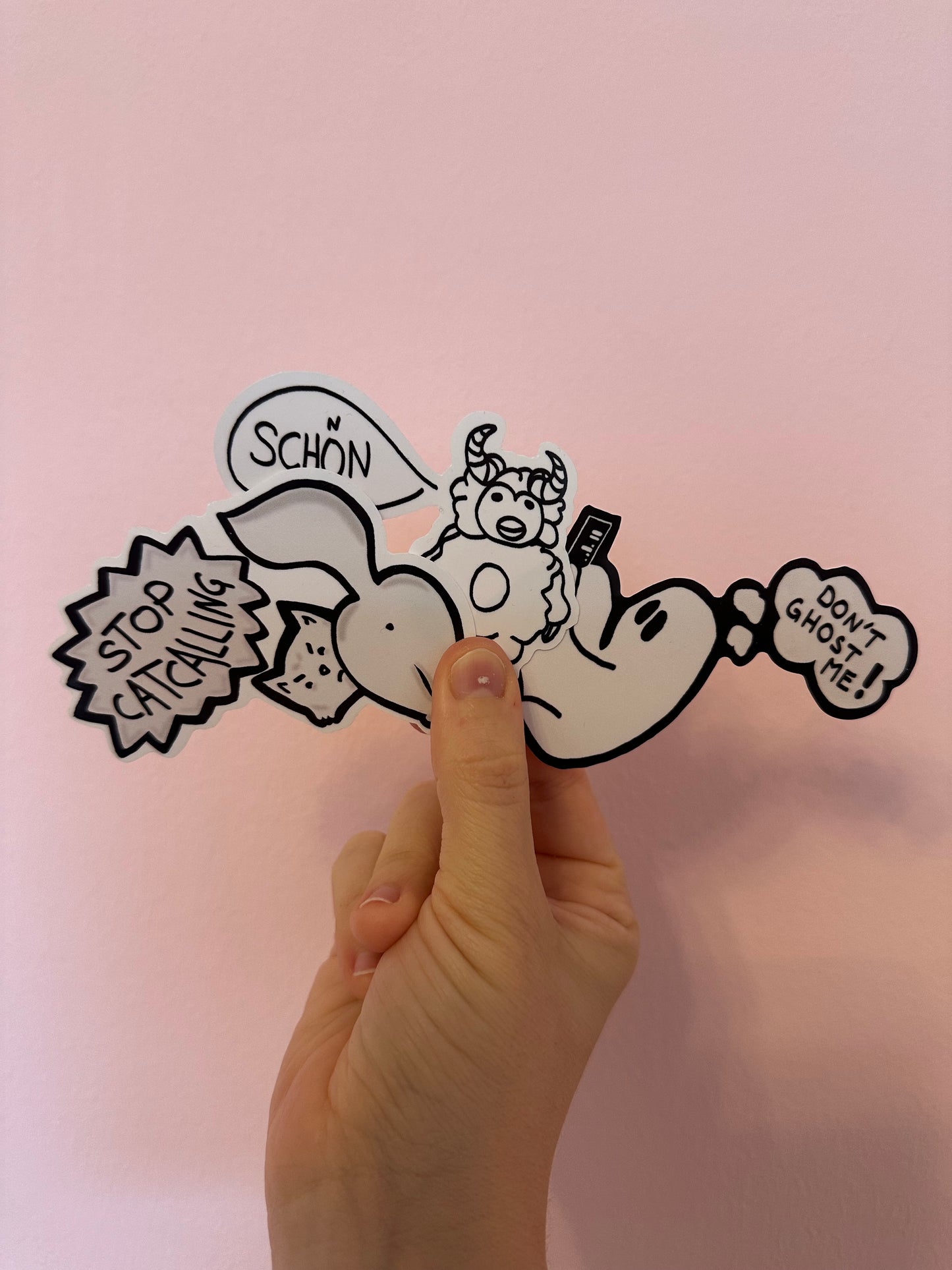 6er-Sticker-Pack Mixed