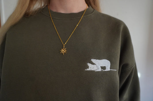 Eisbären im Schnee (T-Shirt)