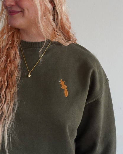 Eichhörnchen klettert