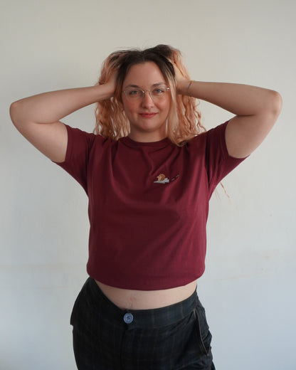 Igel auf Papierflieger