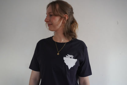 Eisbären auf Eisschollen-Brusttasche