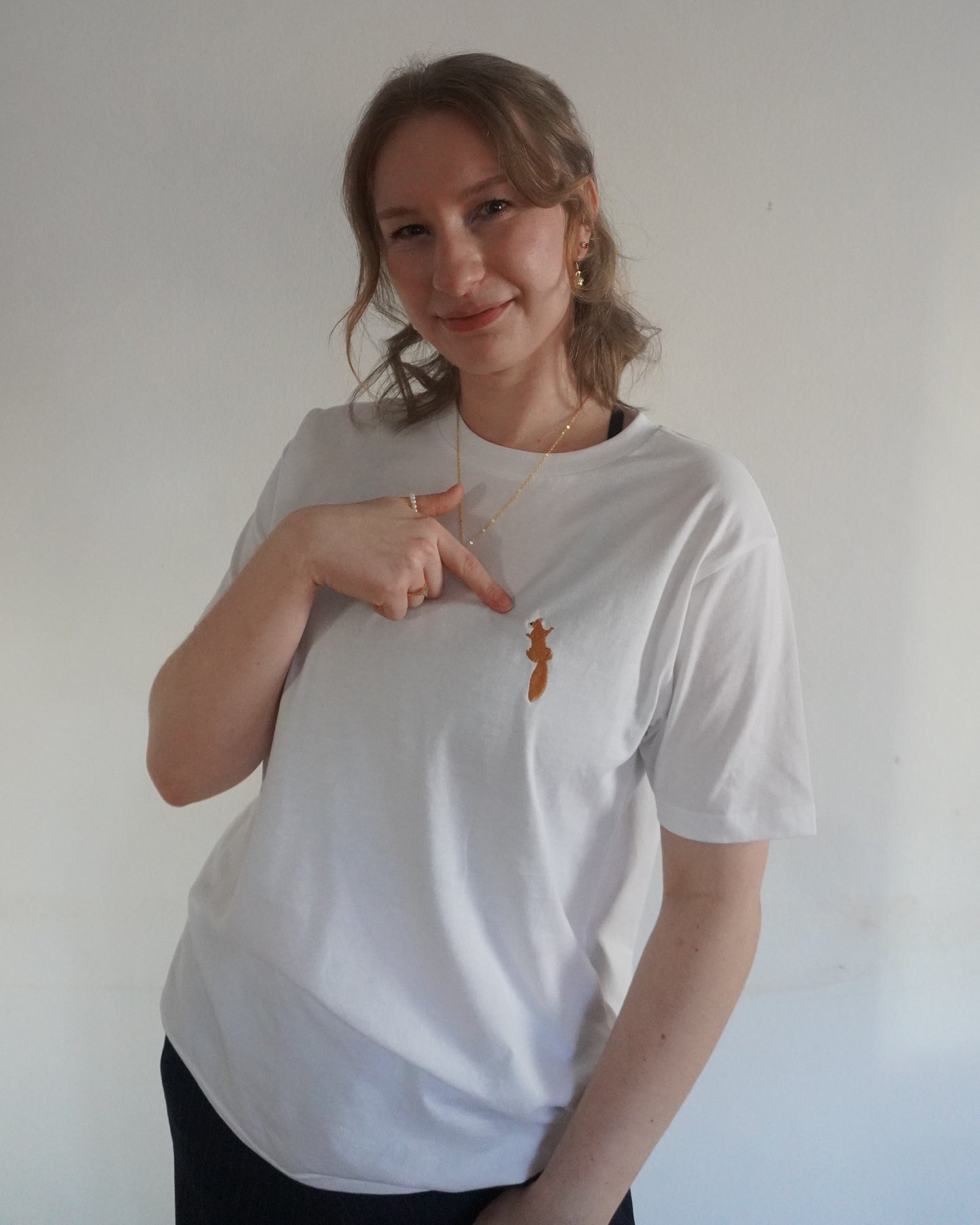 Eichhörnchen klettert