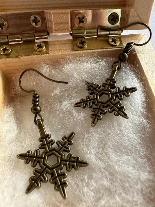 Ohrringe Schneeflocken