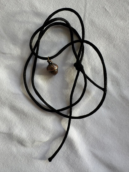 Eichel bronze Halskette