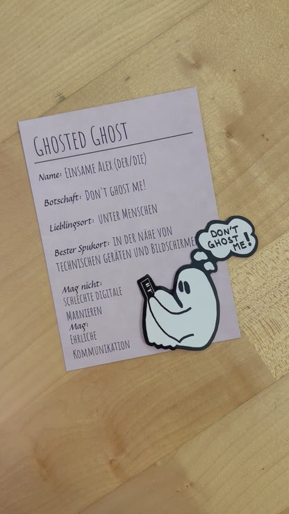 Don't ghost me! - Sticker